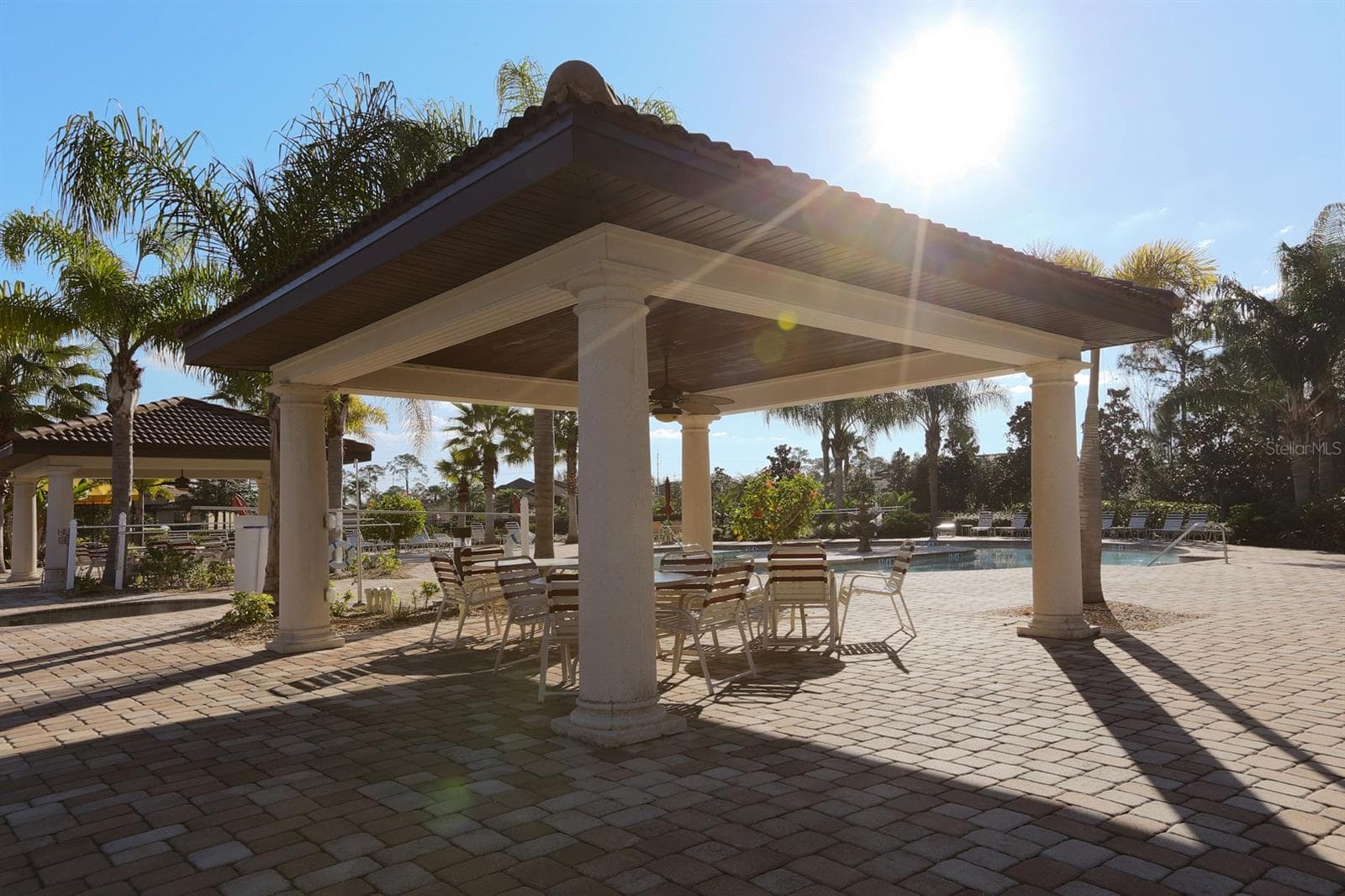 Covered seating - 20684 CAPELLO DR, VENICE