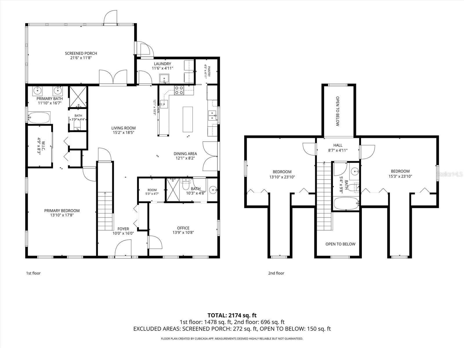 The garage is not shown on the schematic, but the door leading out of the laundry room and the door on the right side of the screened porch leads into the garage. - 3850 GRANADA DR, INDIAN LAKE ESTATES