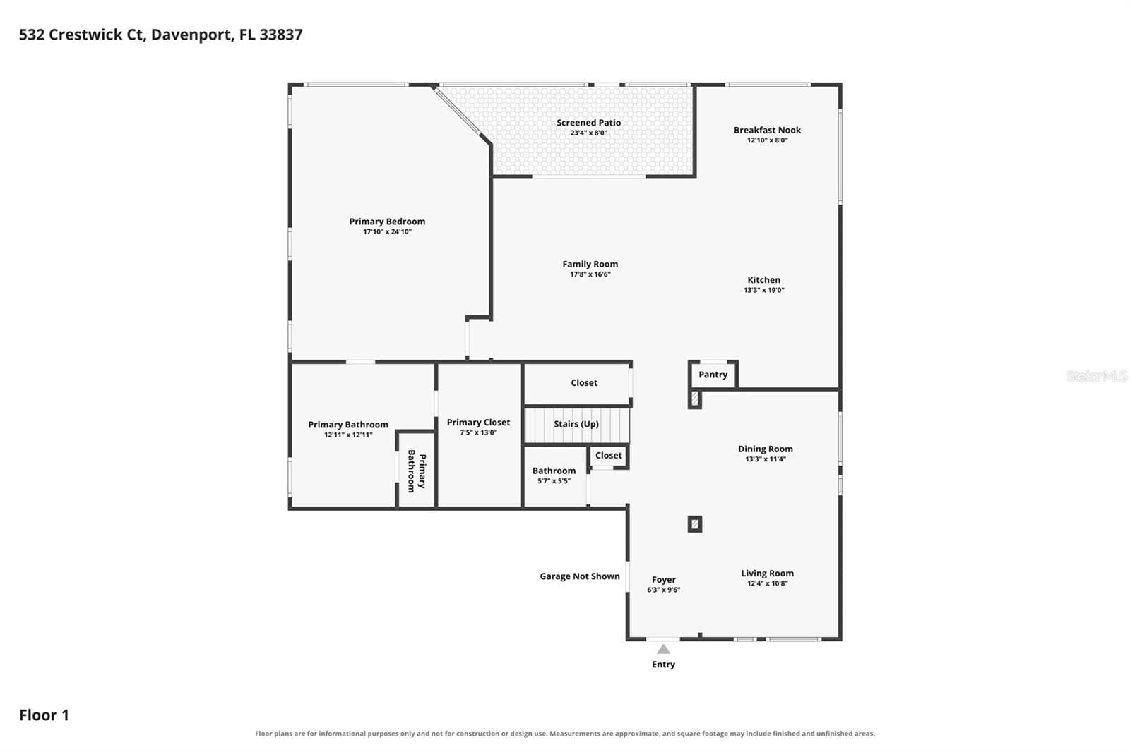 Level 1 - 532 CRESTWICK CT, DAVENPORT