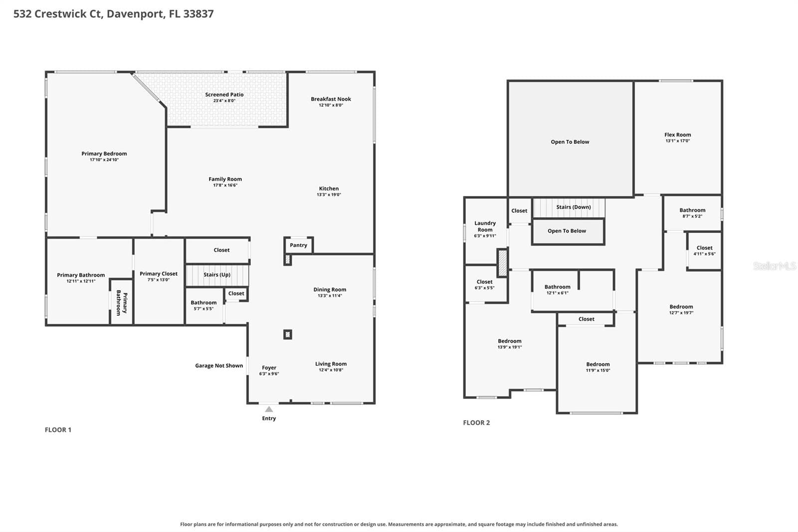 Level 1&2 - 532 CRESTWICK CT, DAVENPORT