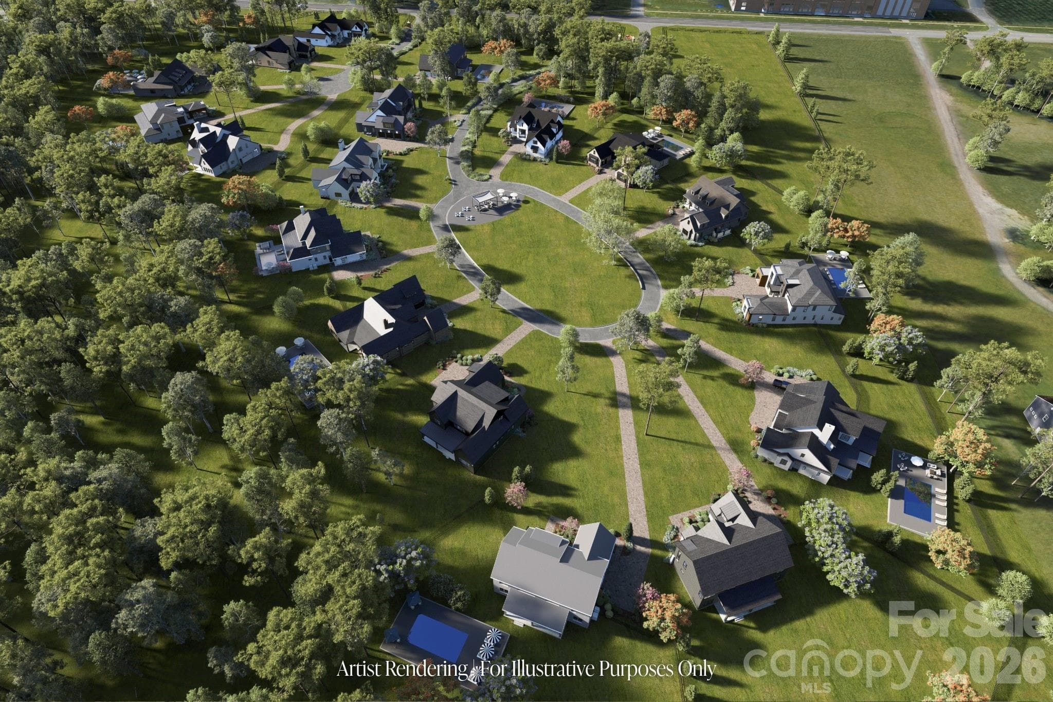 Lots are presently open; imagery represents the future vision and architectural direction of Ferguson Farm - 7836 Midnight Farm Road, Huntersville