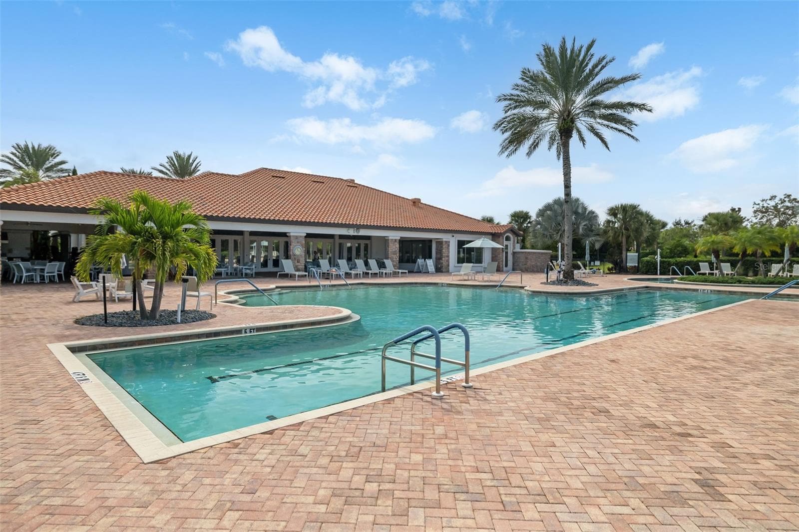 Amenity Center pool-- this is where water aerobics happens! - 12807 SORRENTO WAY, BRADENTON