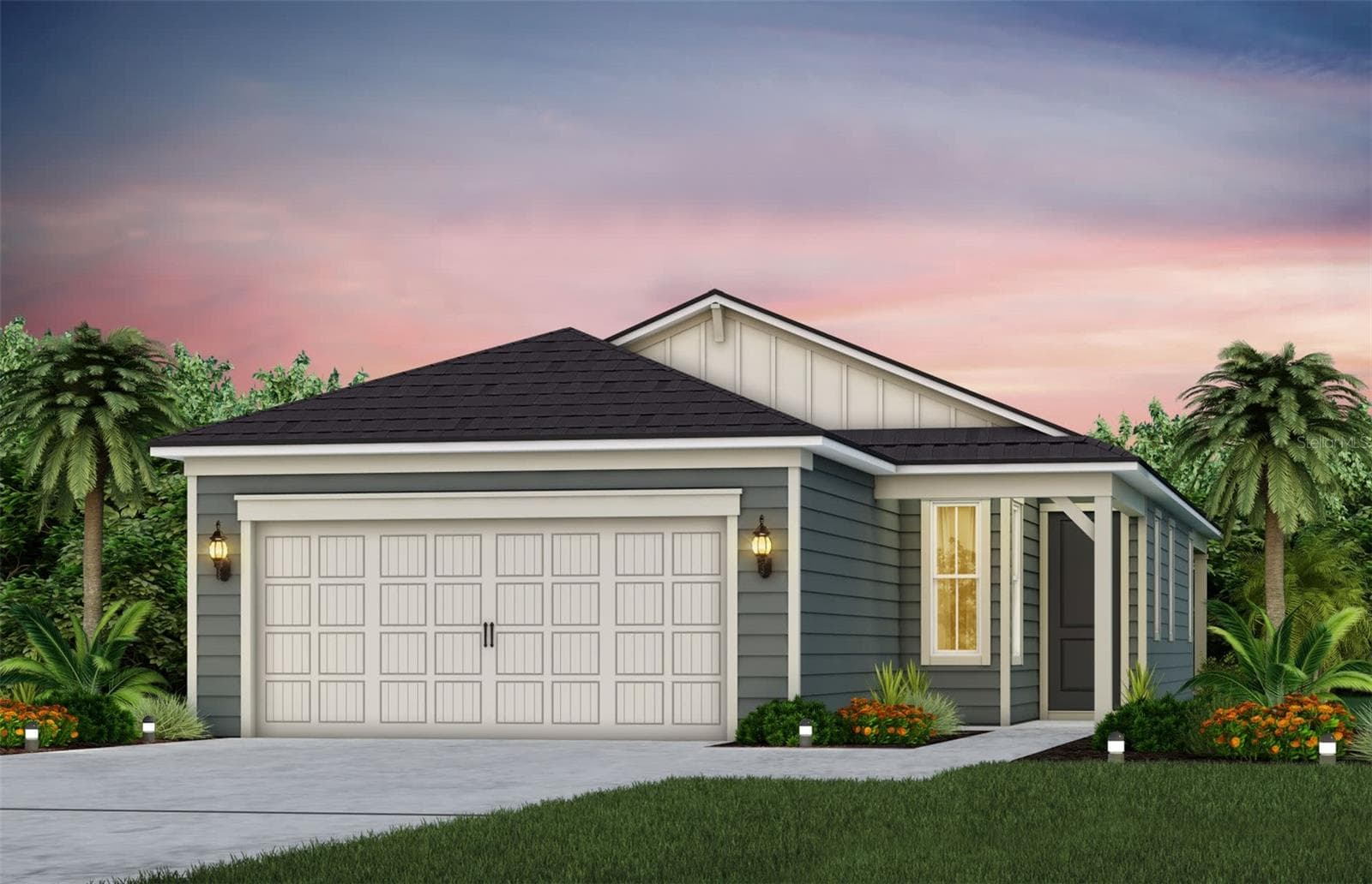 Rendering of home, color scheme is for representation purposes only. - 326 FISHTAIL PL, PALM COAST
