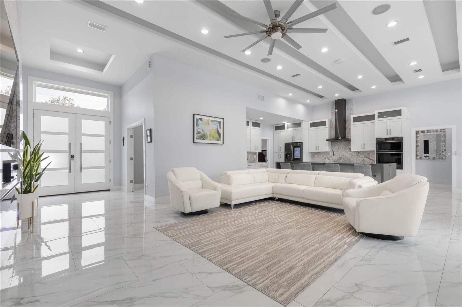 Look at that custom tray ceilings lined with LED lighting - 2 ROBIN PL, PALM COAST