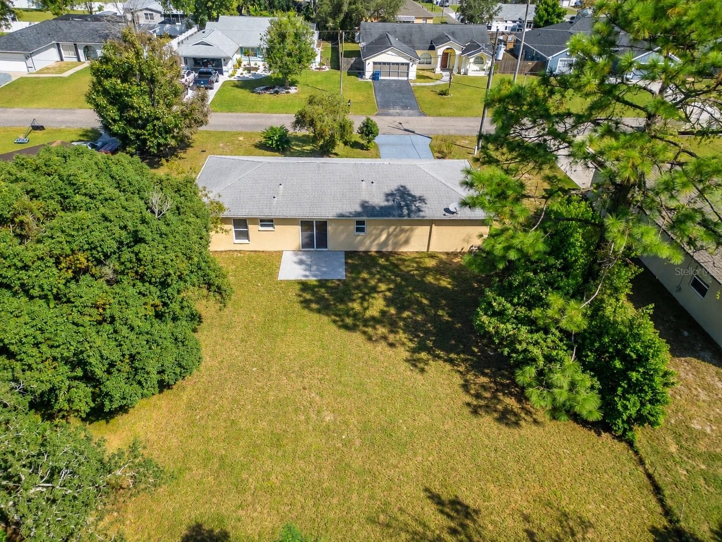 Back yard - 13184 MONTEGO ST, SPRING HILL