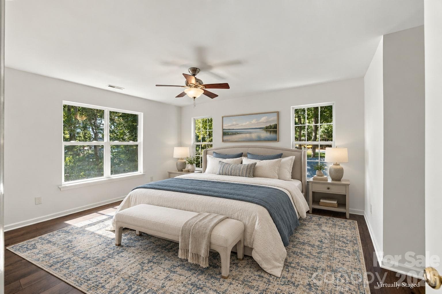 Upper level primary suite staged - 3774 Gordon Road, Terrell