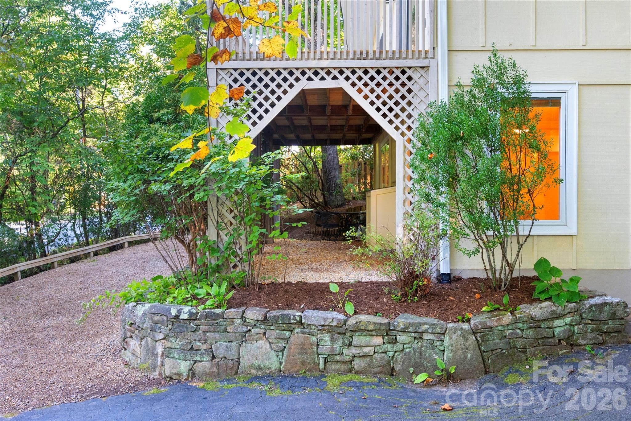 Front of home w/parking area - 112 Rhododendron Avenue, Black Mountain