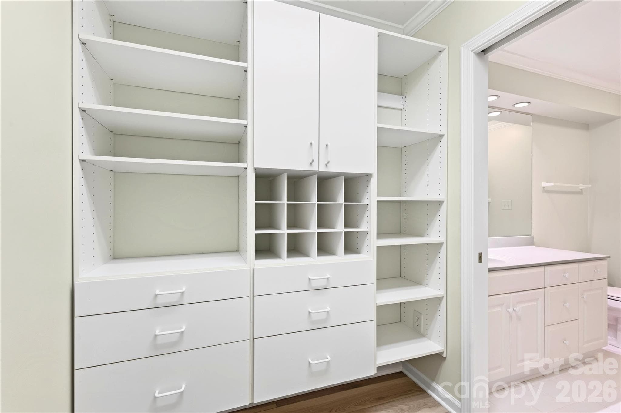 Lower level closet - 112 Rhododendron Avenue, Black Mountain