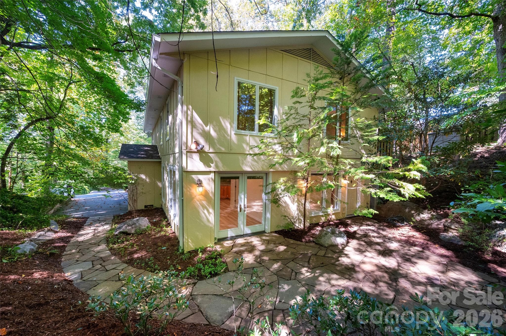 Rear view of home - 112 Rhododendron Avenue, Black Mountain