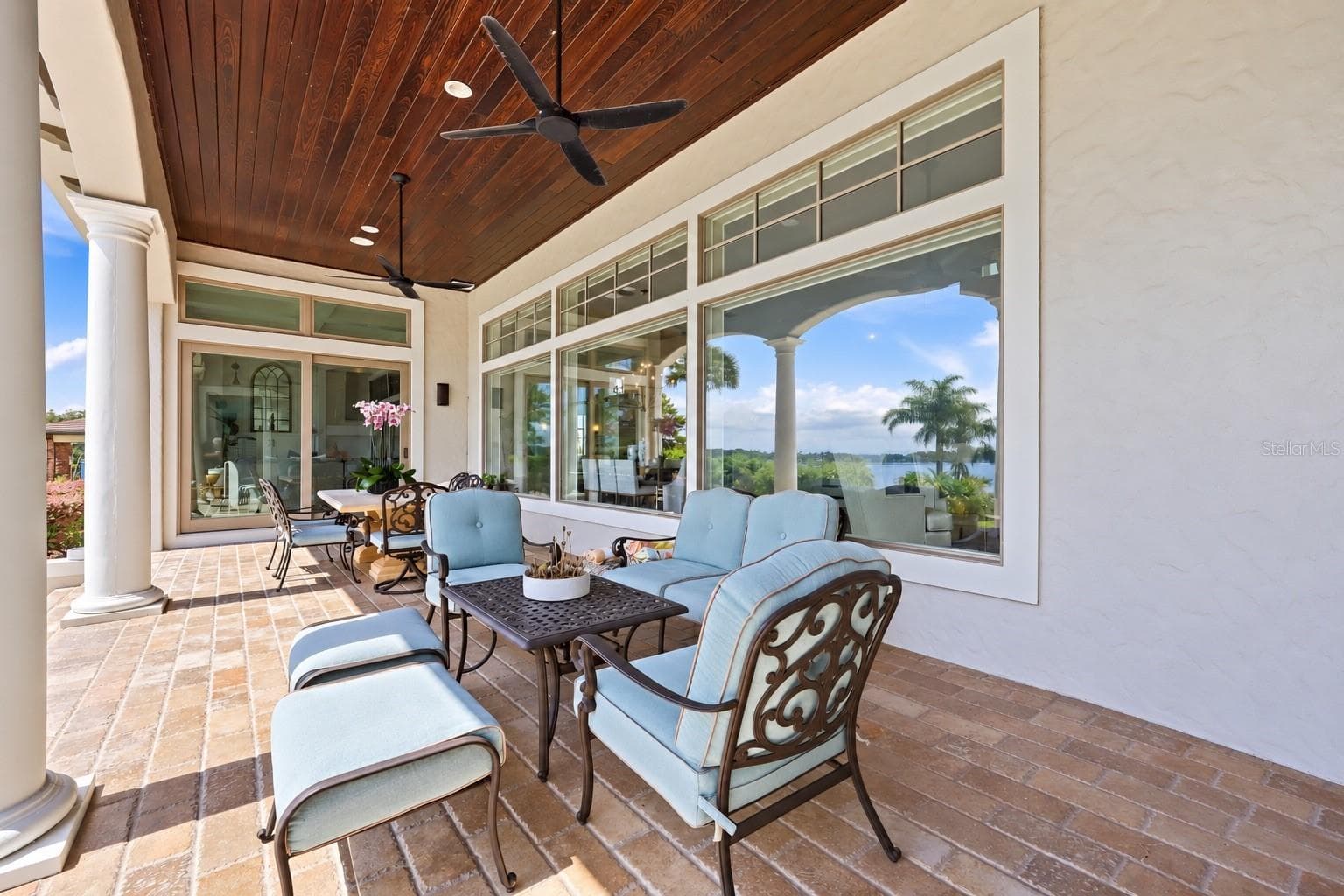 REAR COVERED PATIO - 9602 MAYWOOD DR, WINDERMERE
