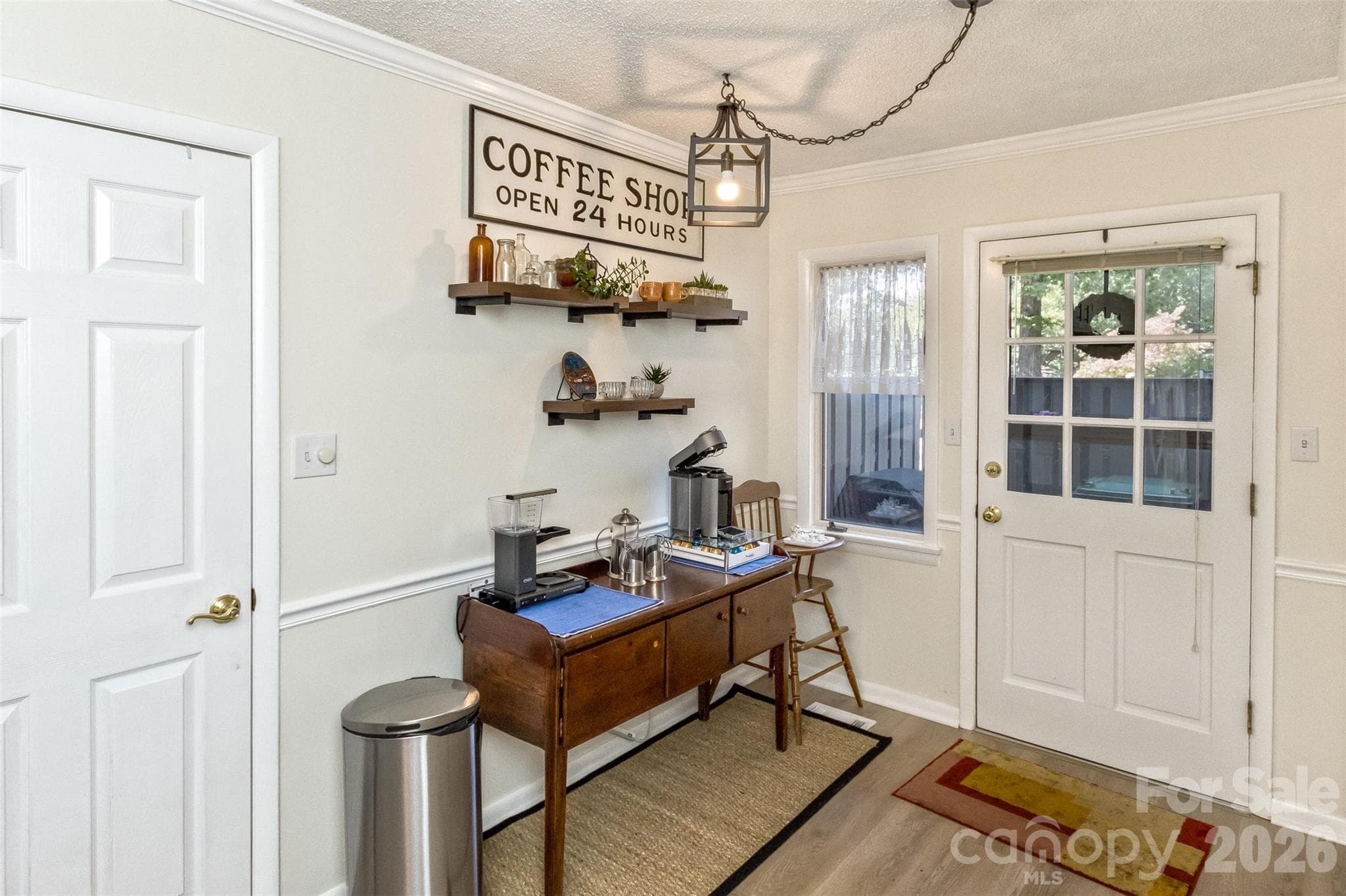 A kitchen corner for your breakfast nook or coffee throne - 503 Crowfields Lane, Asheville
