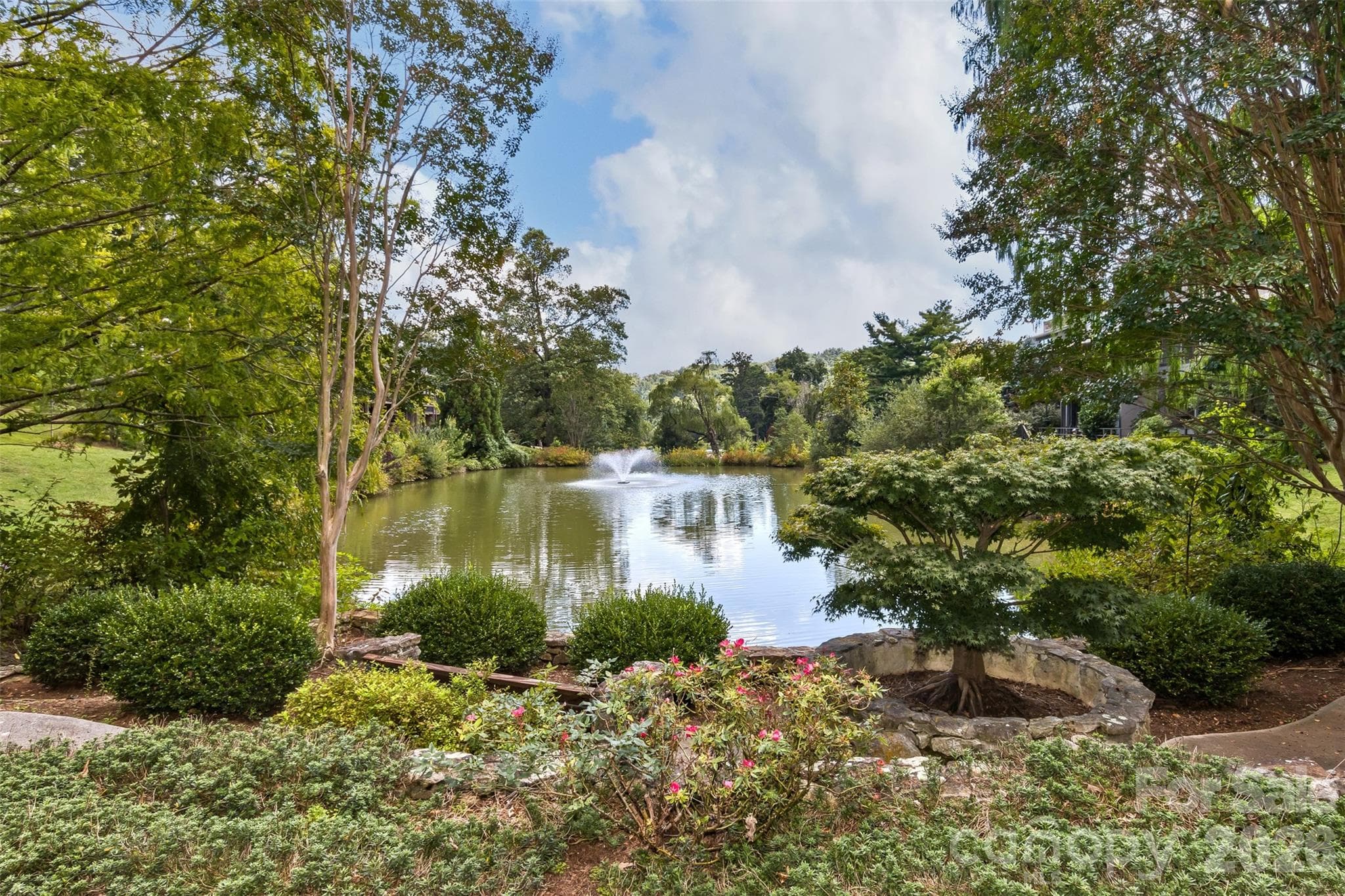View of the lake and the community walking trails - 503 Crowfields Lane, Asheville