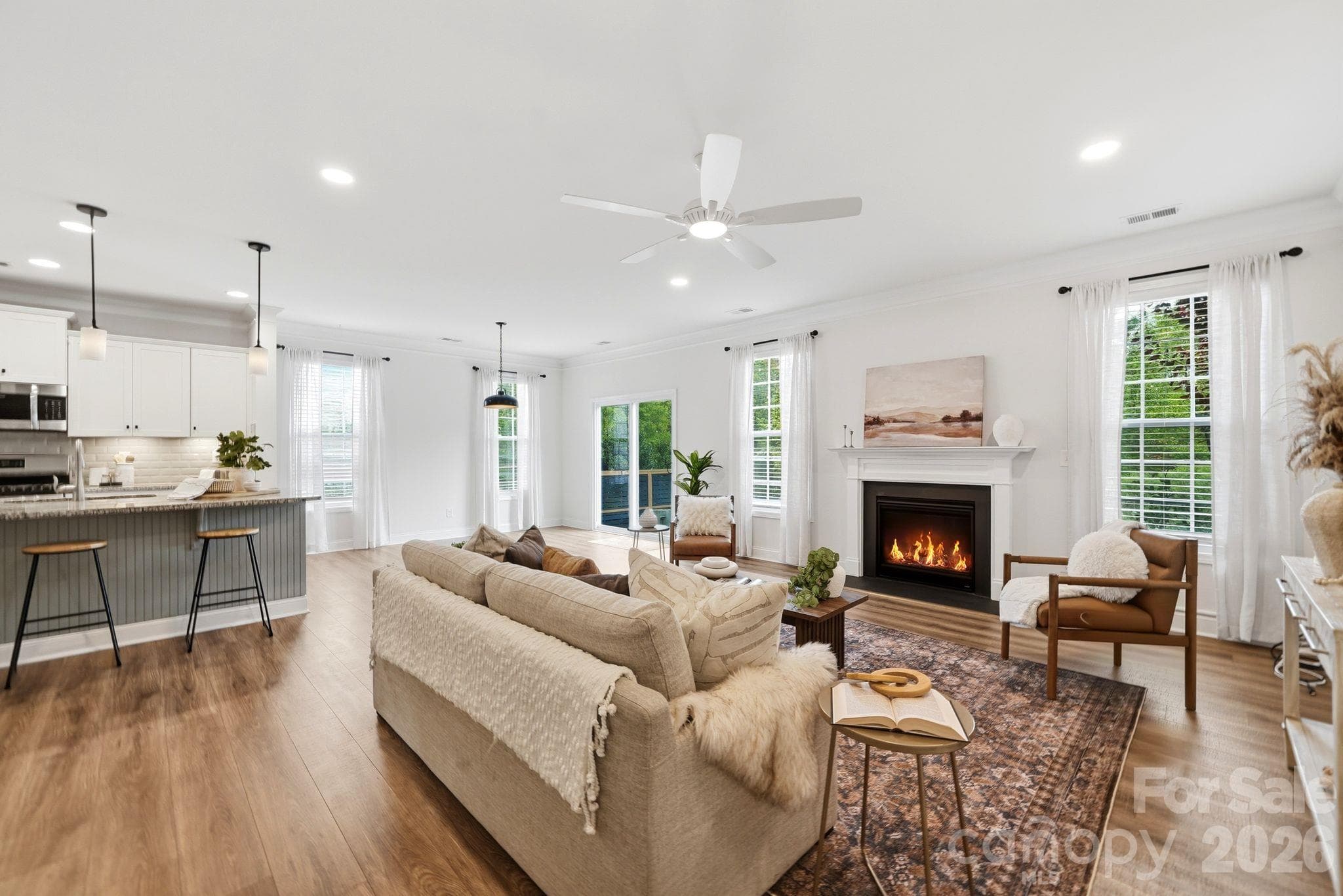 Living Room - 2029 Burton Point Court, Waxhaw