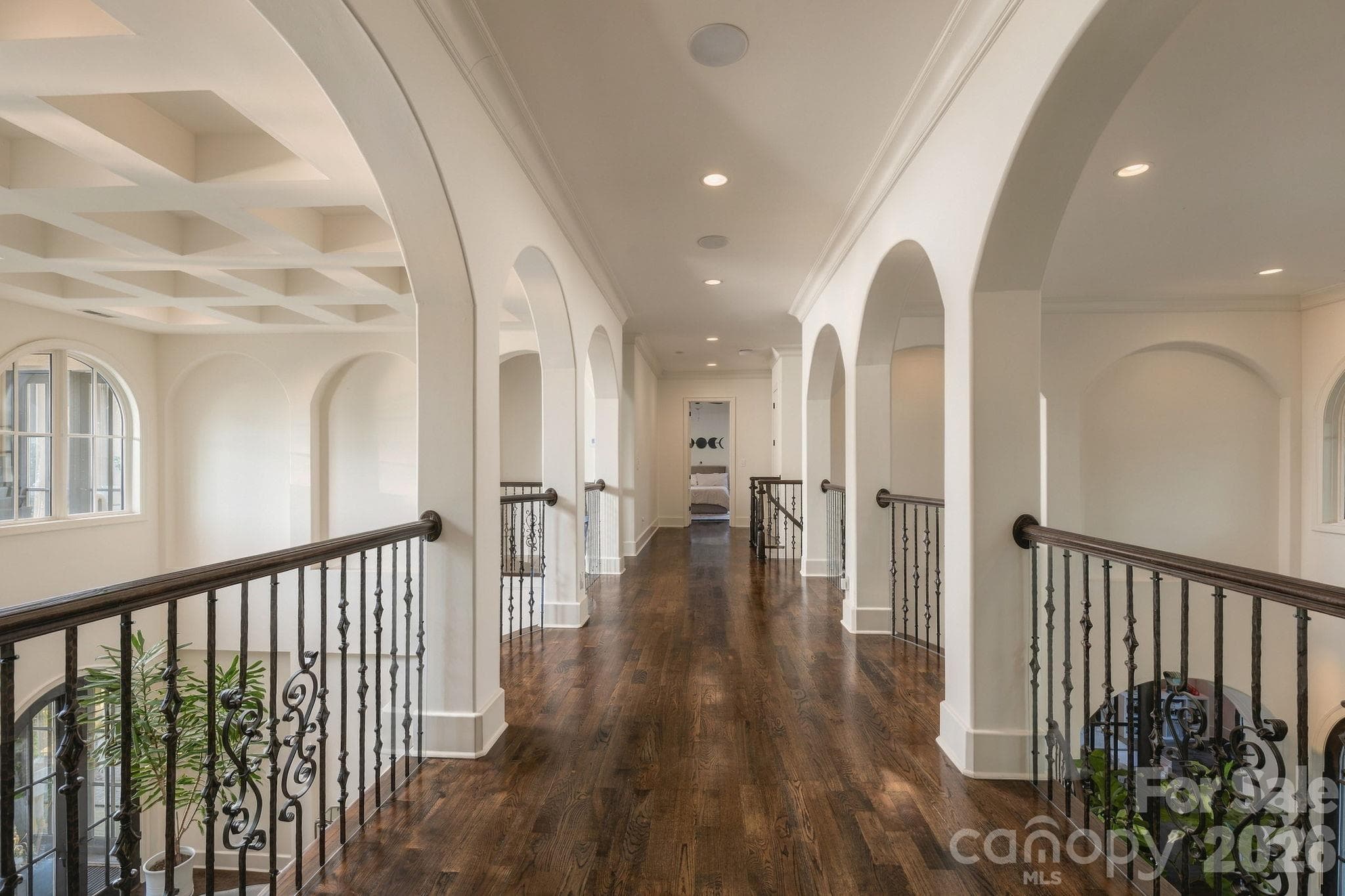 Your view as you arrive upstairs! The architechural details are endless! - 21215 Senlac Lane, Cornelius