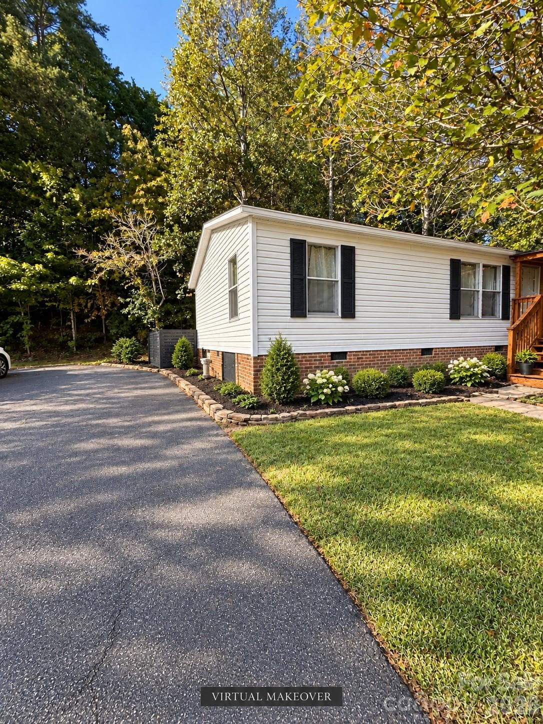 Front Side Virtually Enhanced - 1516 Abington Road, Lenoir