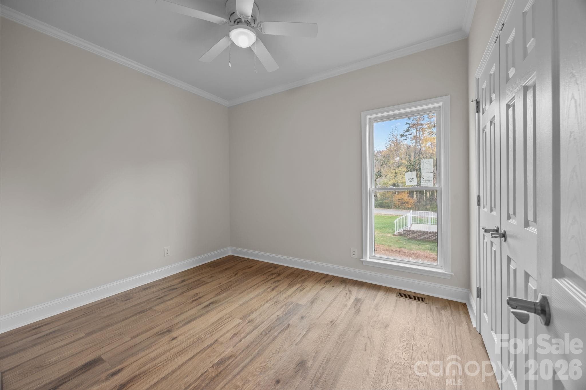 Bedroom with veiling fan - 1270 N Shaver Street, Salisbury
