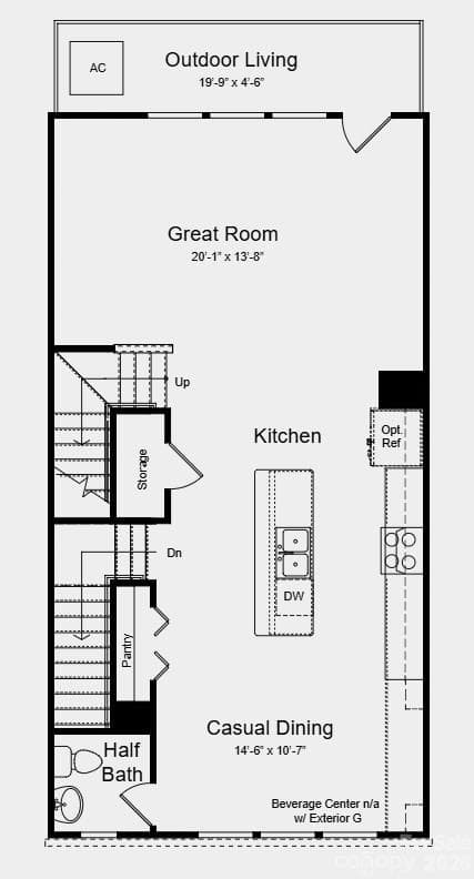 Additional Highlights Include: storage at main level and upgraded cabinet hardware. - 340 Sunland Alley, Indian Trail