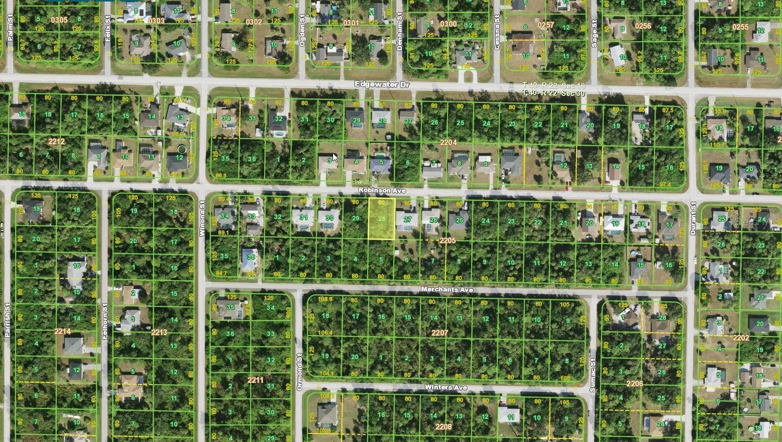 Land at 18179 ROBINSON AVE, PORT CHARLOTTE, photo 7 of 10