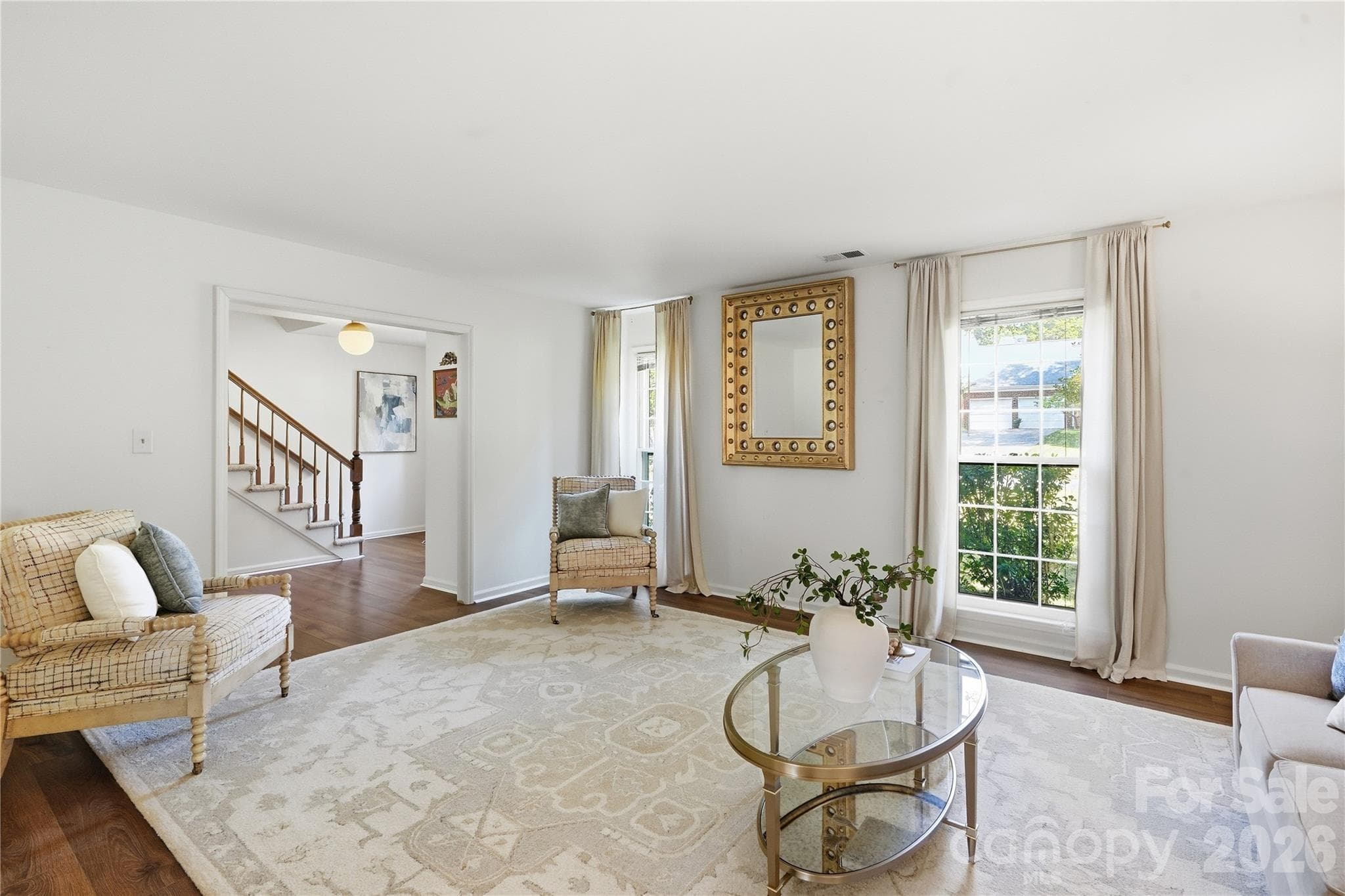 Formal living room - 717 Fredricksburg Road, Matthews