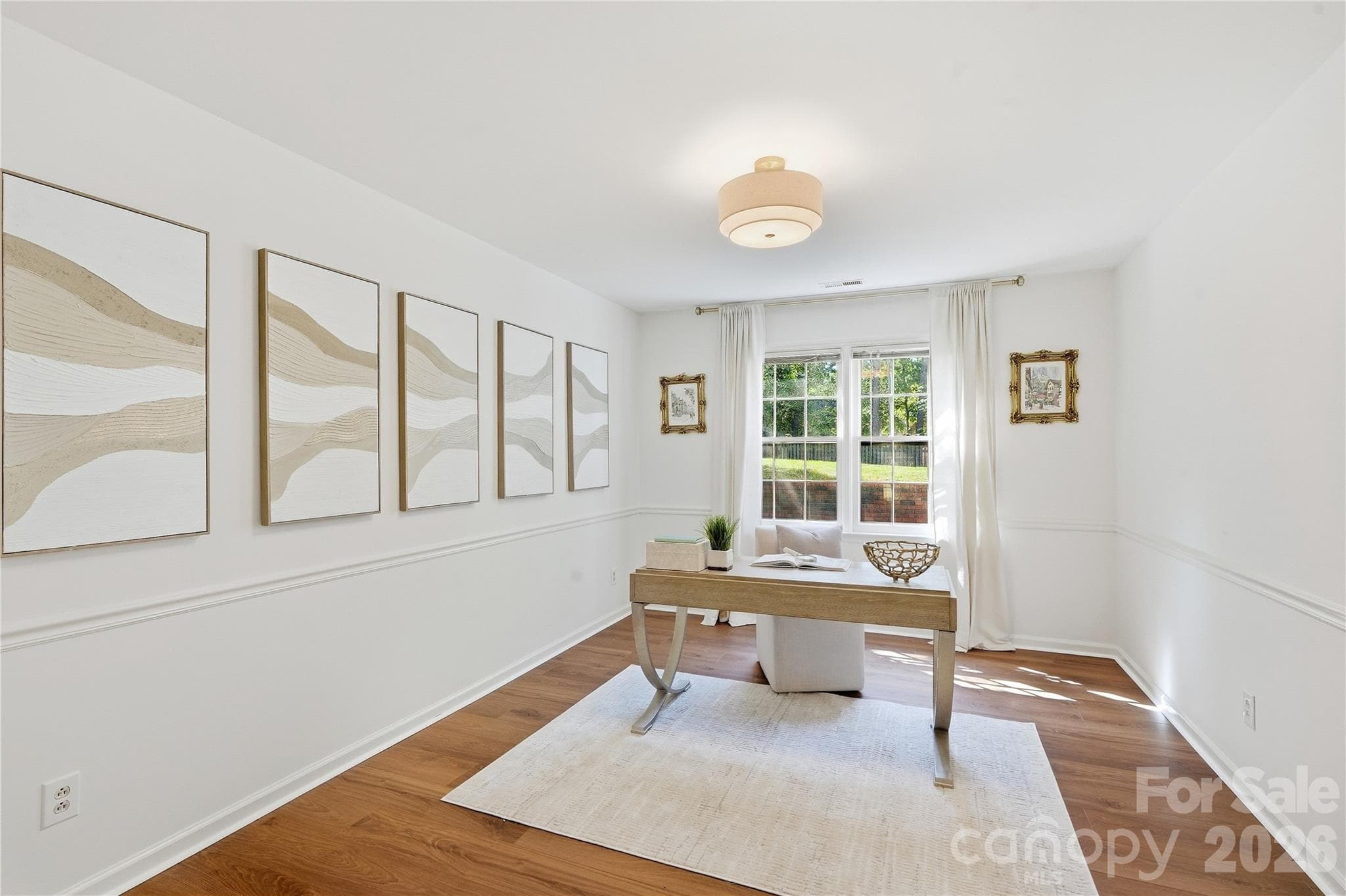 Main floor office that can also double as a formal dining space - 717 Fredricksburg Road, Matthews