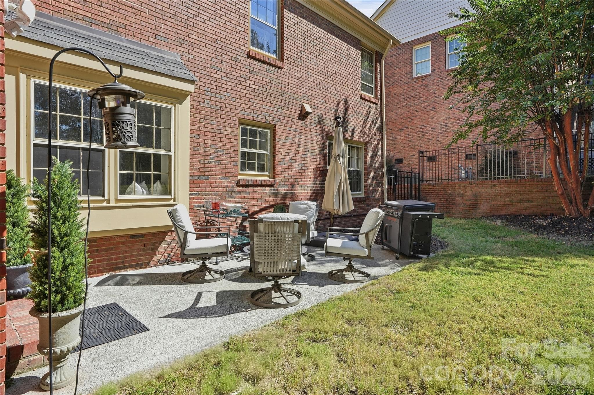 Back patio - 717 Fredricksburg Road, Matthews