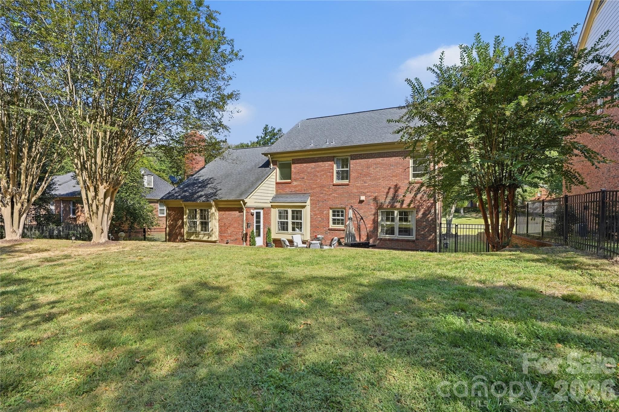 Flat backyard space - 717 Fredricksburg Road, Matthews