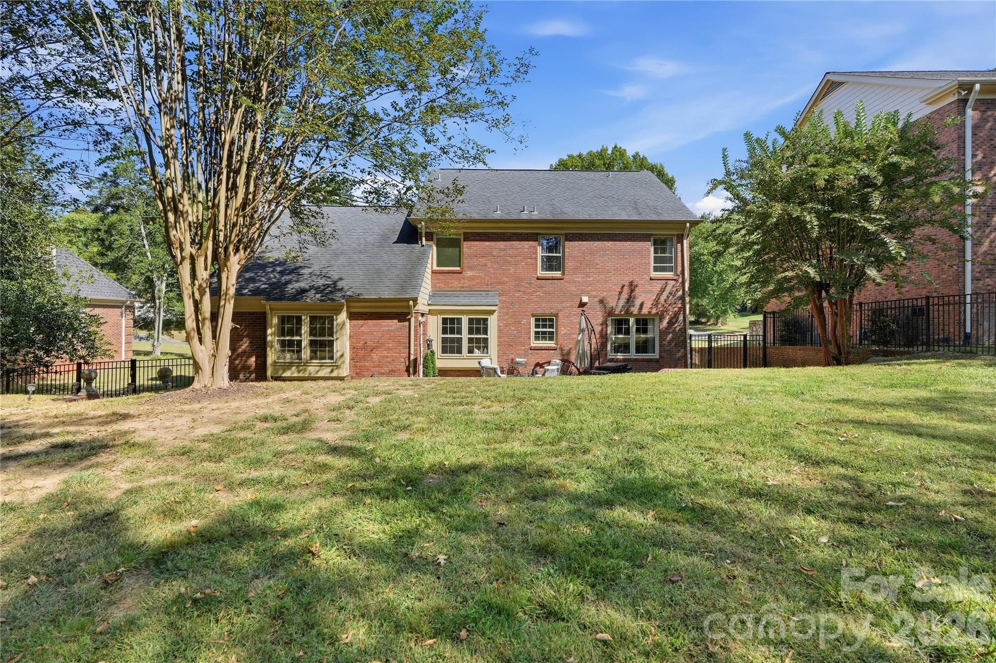 Flat backyard space - 717 Fredricksburg Road, Matthews