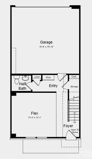 Additional Highlights Include: Storage at second floor and shower ledge at primary bath. - 344 Sunland Alley, Indian Trail