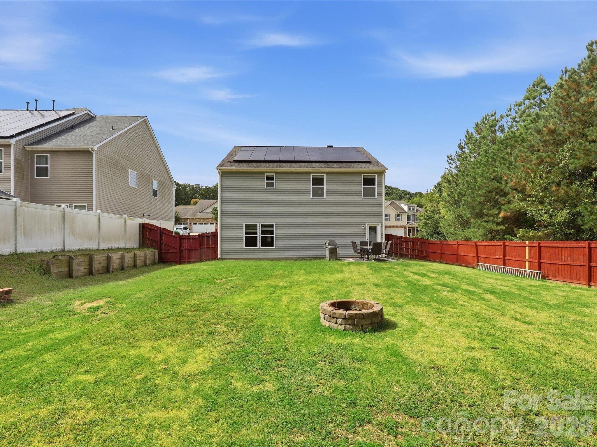 Large Backyard with Firepit - 2104 Argentum Avenue, Indian Land