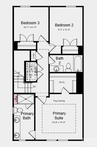 Additional Highlights Include: built-in ledge added to primary shower, and storage closet on second floor. - 346 Sunland Alley, Indian Trail