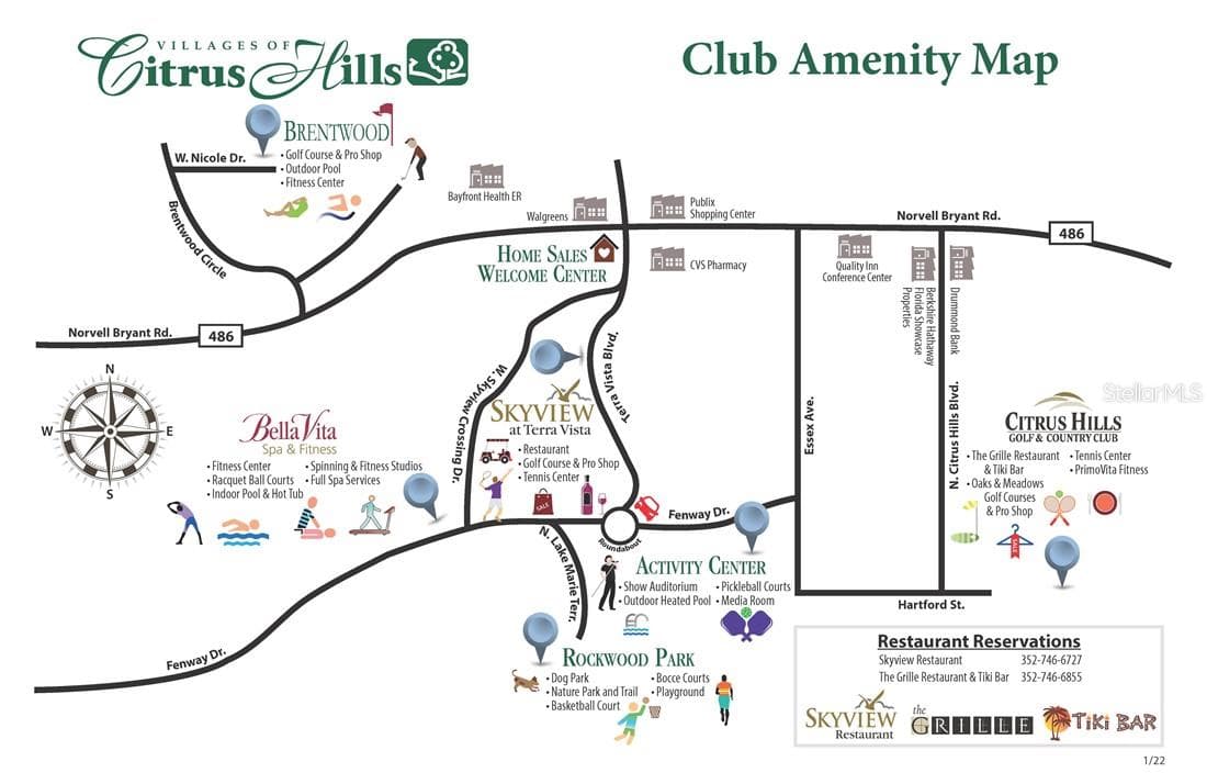 Amenity Map - 1555 E Seattle Slew CIR, INVERNESS FL 34453