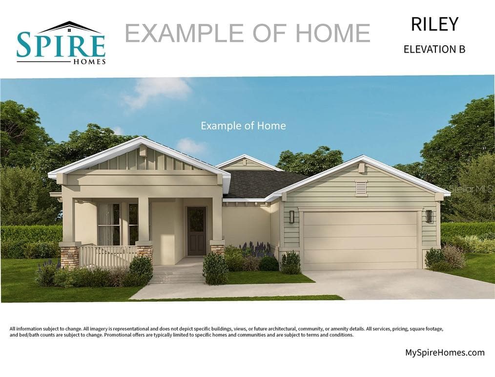 Front elevation digital rendering - 2324 W Aleuts DR, BEVERLYHILLS FL 34465, Beverly Hills