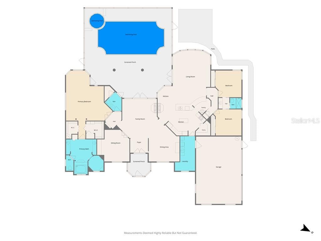 Home Floor Plan - 6722 W Sentinel Bluff Path, BEVERLYHILLS FL 34465, Beverly Hills