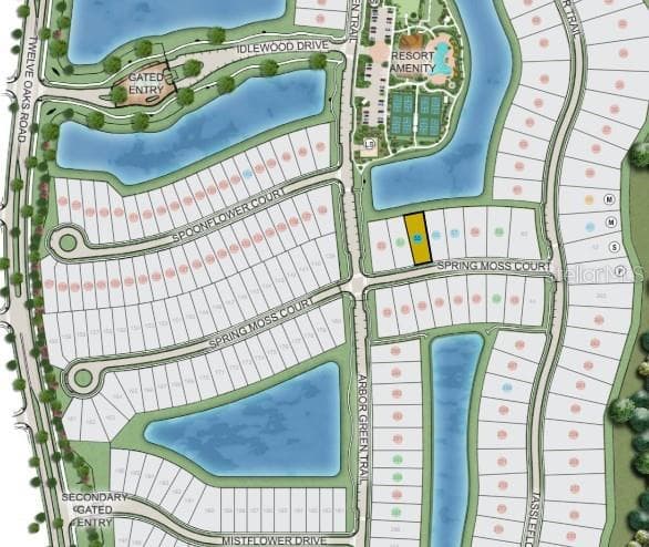 5410 Spring Moss Court Site Map - 5410 SPRING MOSS CT, ST CLOUD