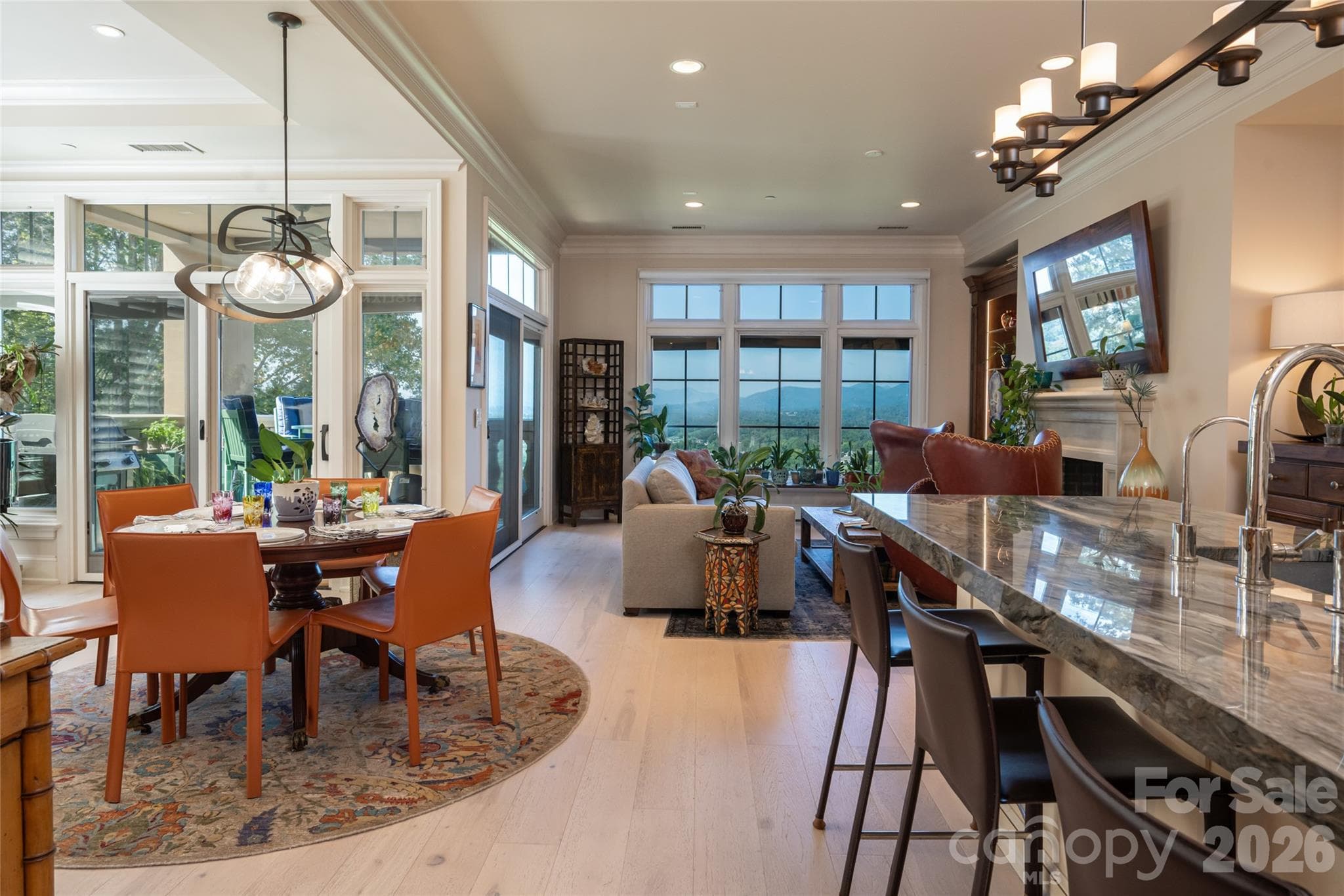 Open floor plan with gracious areas for entertaining - 288 Macon Avenue, Asheville