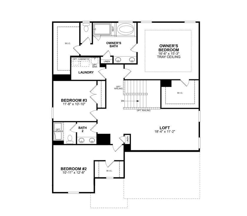 Second floor - 7208 Helmans Drive, Huntersville