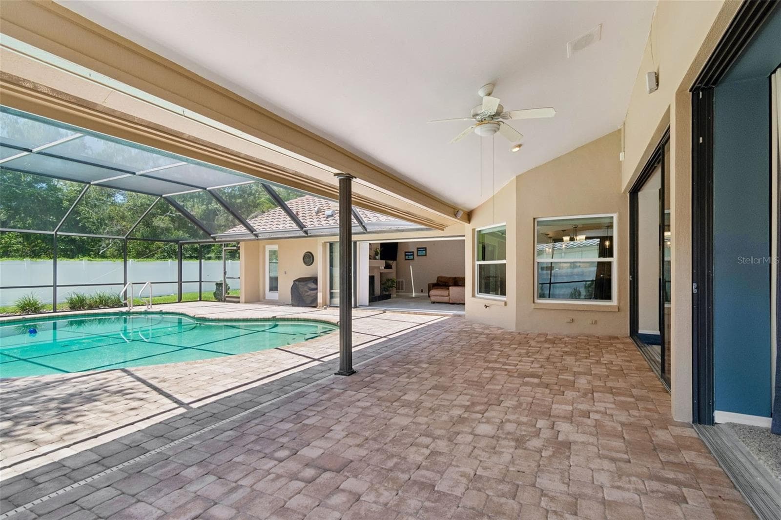 sliders off primary bedroom - 2937 HILLCREEK CIR S, CLEARWATER