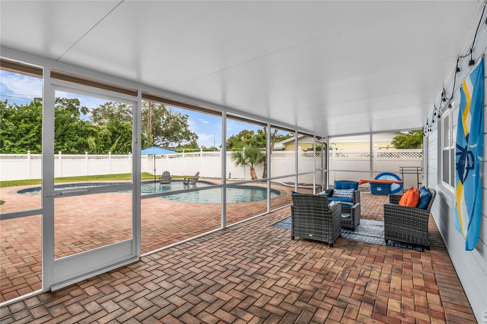 Newer screened lanai - 3400 NEPTUNE DR, ORLANDO