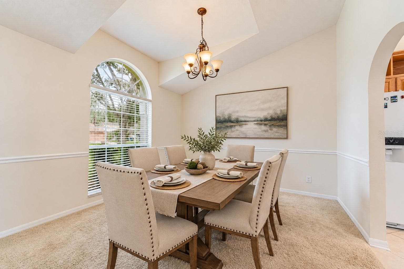 Dining Room Virtually Staged - 349 BENTLEY ST, OVIEDO