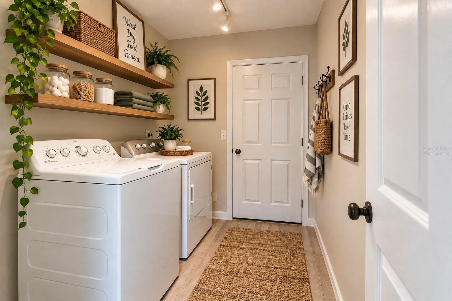Indoor Laundry Virtually Staged - 349 BENTLEY ST, OVIEDO