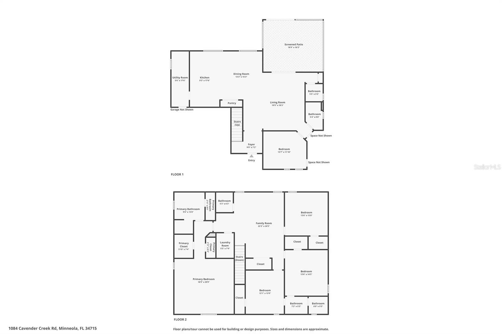 Floor Plan - Combined - 1084 CAVENDER CREEK RD, MINNEOLA