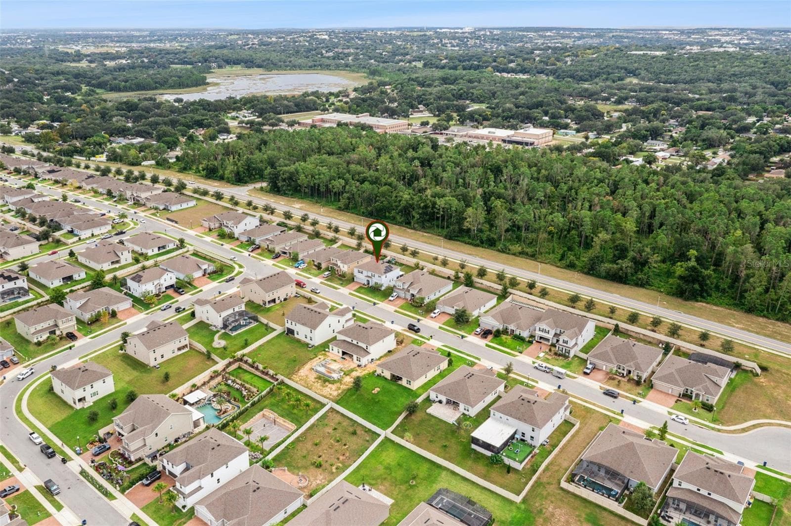 Aerial View - 1084 CAVENDER CREEK RD, MINNEOLA