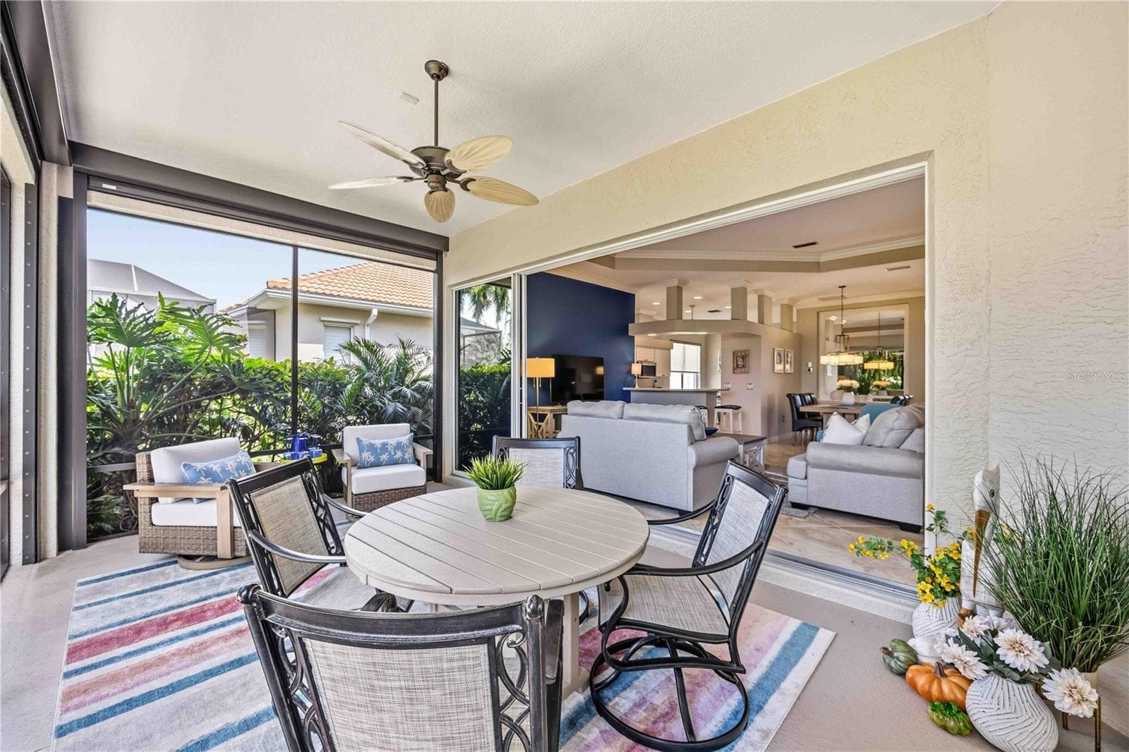 Screen Porch with Hurricane Impact Screens - 737 MISTY PINE DR, VENICE