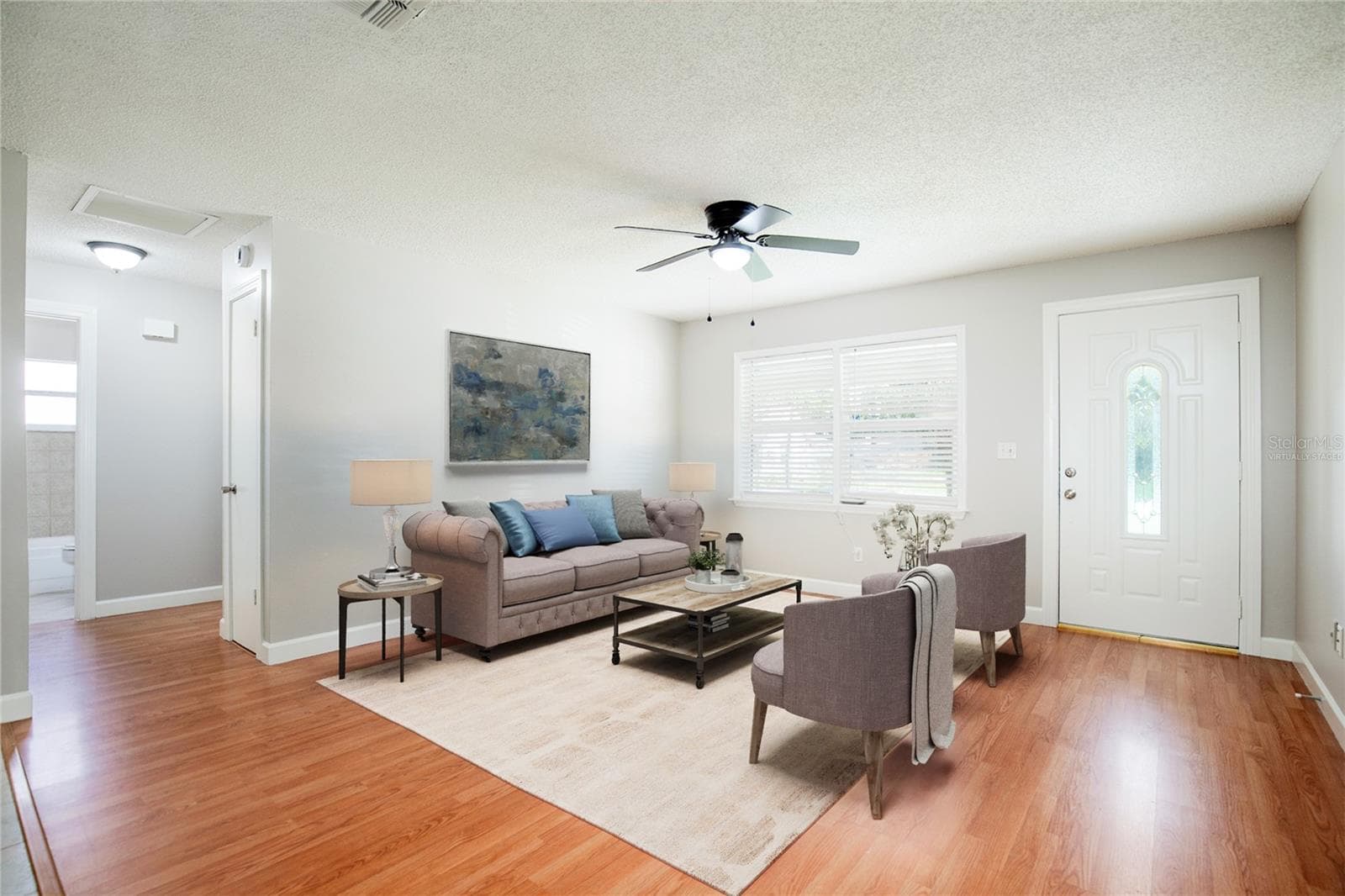 Living Room (Virtually Staged) - 4910 SEMINOLE AVE, WINTER PARK