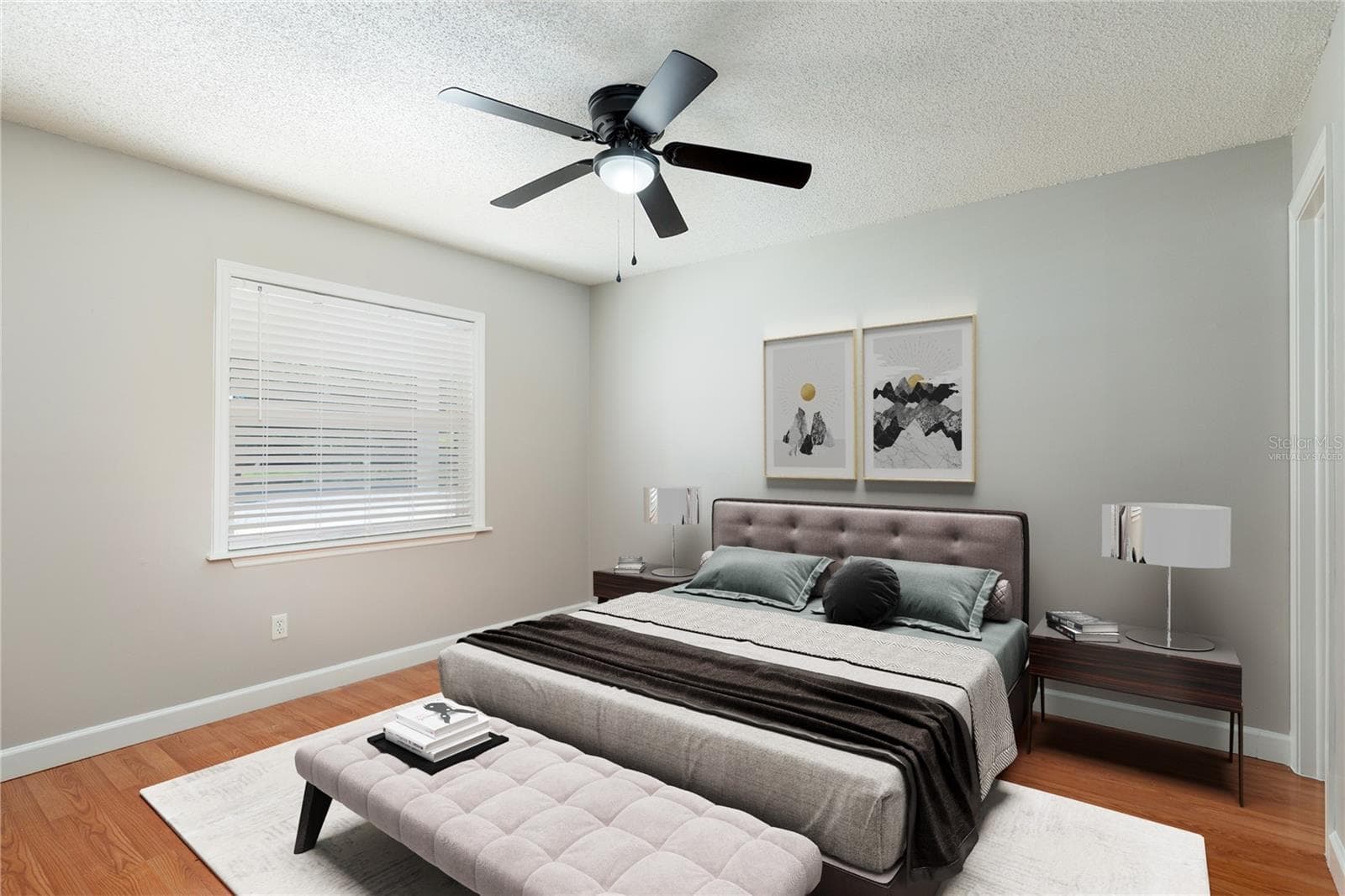 Primary Suite - Bedroom (Virtually Staged) - 4910 SEMINOLE AVE, WINTER PARK