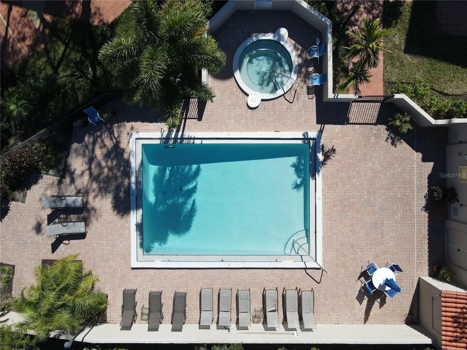 Sparkling pool and spa - 4565 BAY CLUB DR #27, BRADENTON