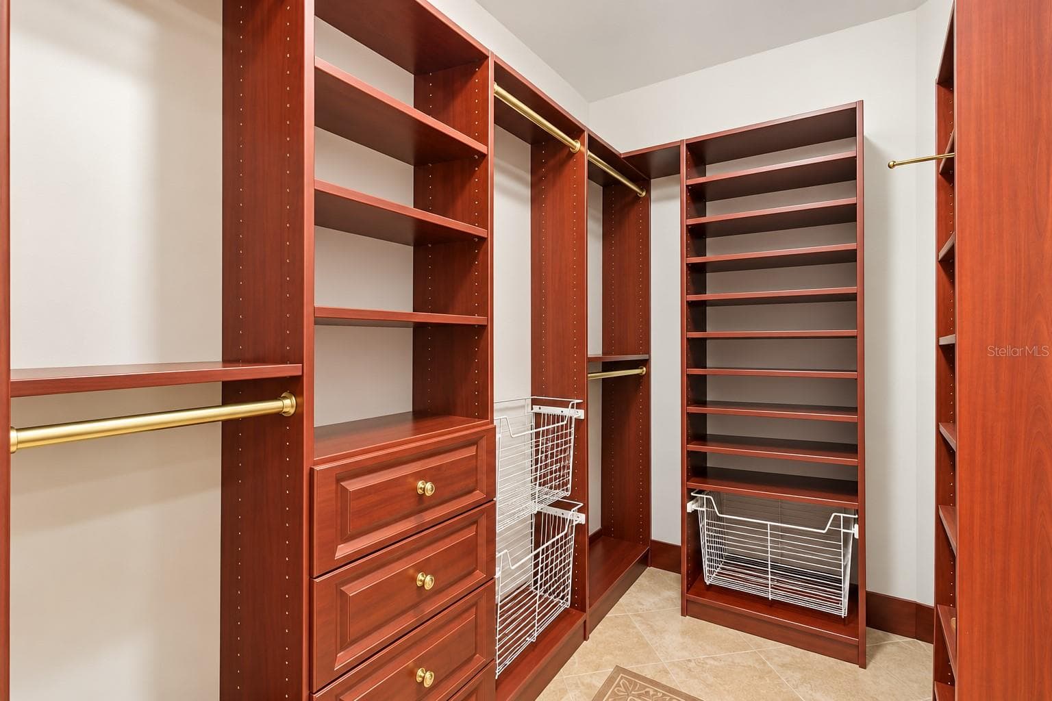 Custom Walk-in closet - 4565 BAY CLUB DR #27, BRADENTON