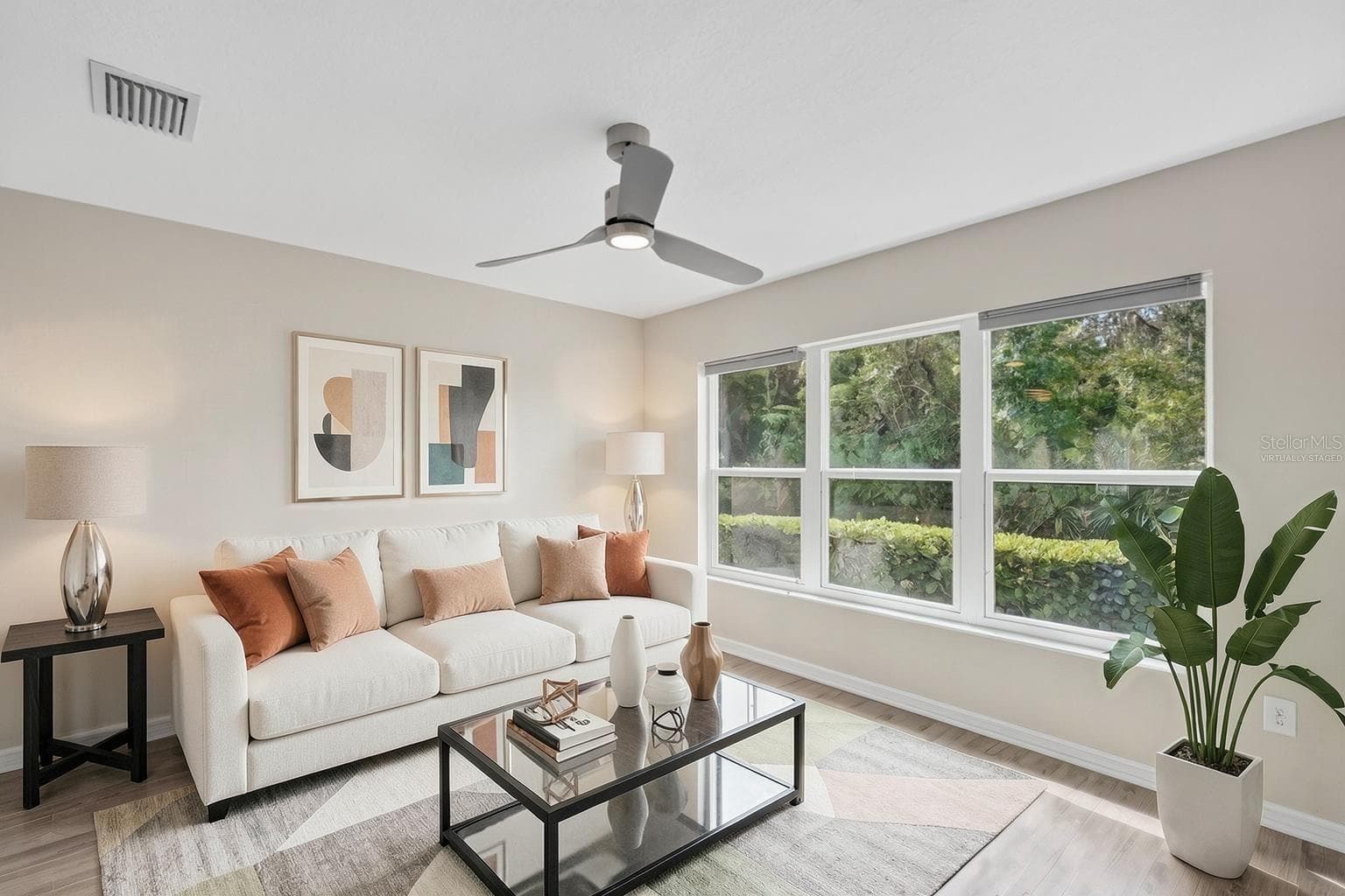 Florida Room with PRESERVE VIEWS-Virtually Staged - 3254 ZIPPERER WAY, THE VILLAGES