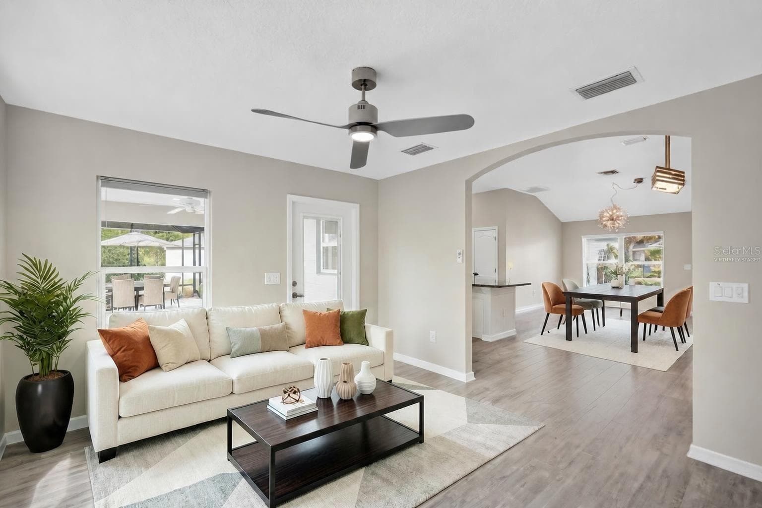 Florida Room -Virtually Staged - 3254 ZIPPERER WAY, THE VILLAGES