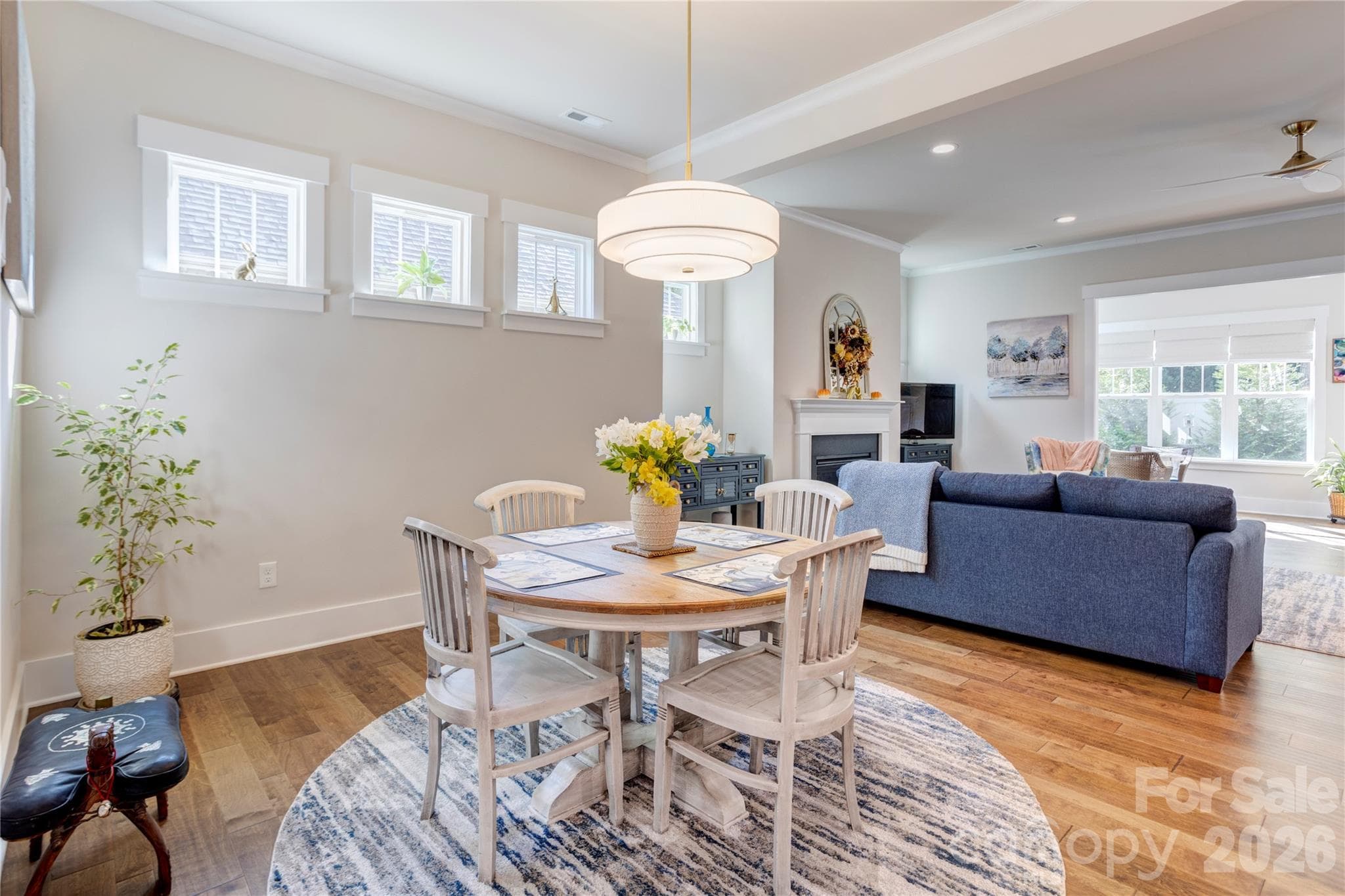 An open flow from dining to living makes entertaining feel effortless. - 158 Fulworth Drive NW, Concord